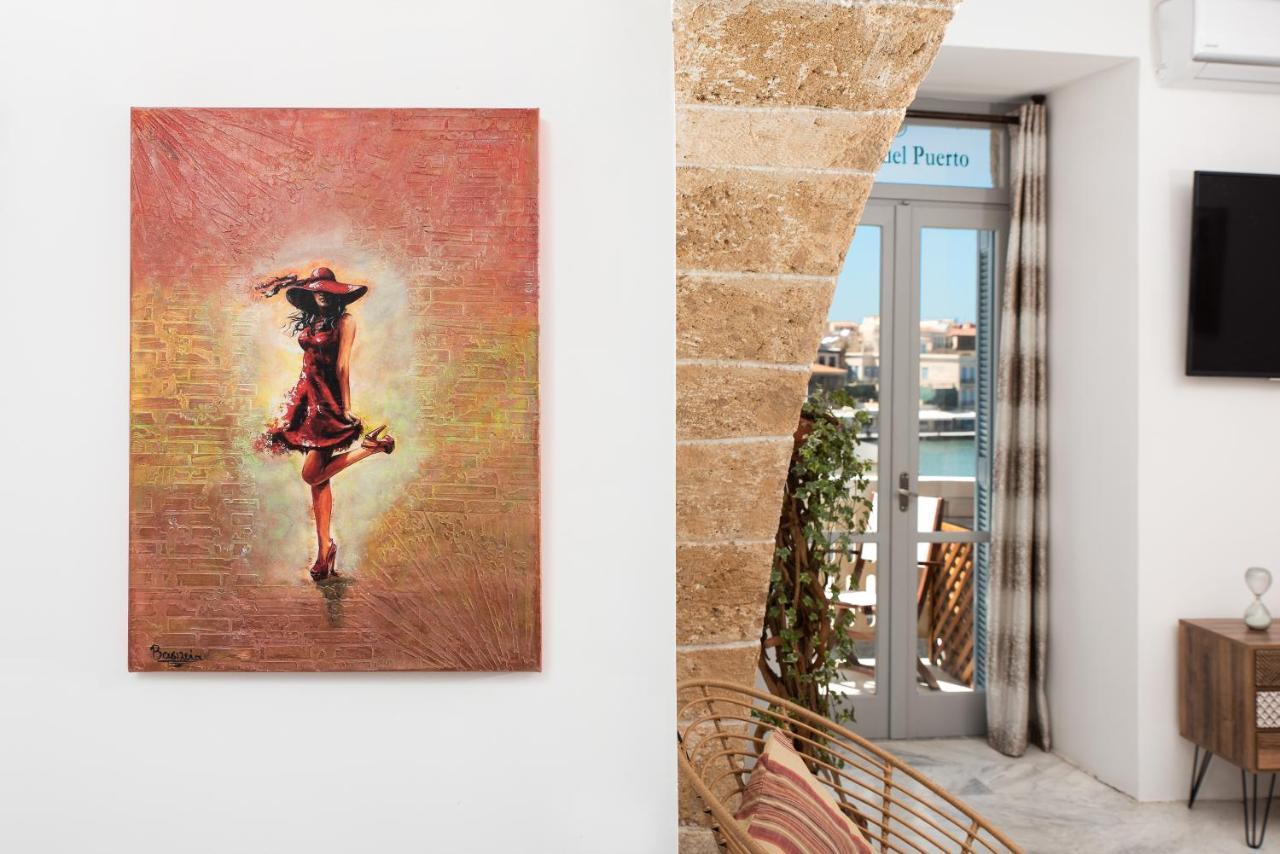 Vista Del Puerto Apartment Chania  ภายนอก รูปภาพ