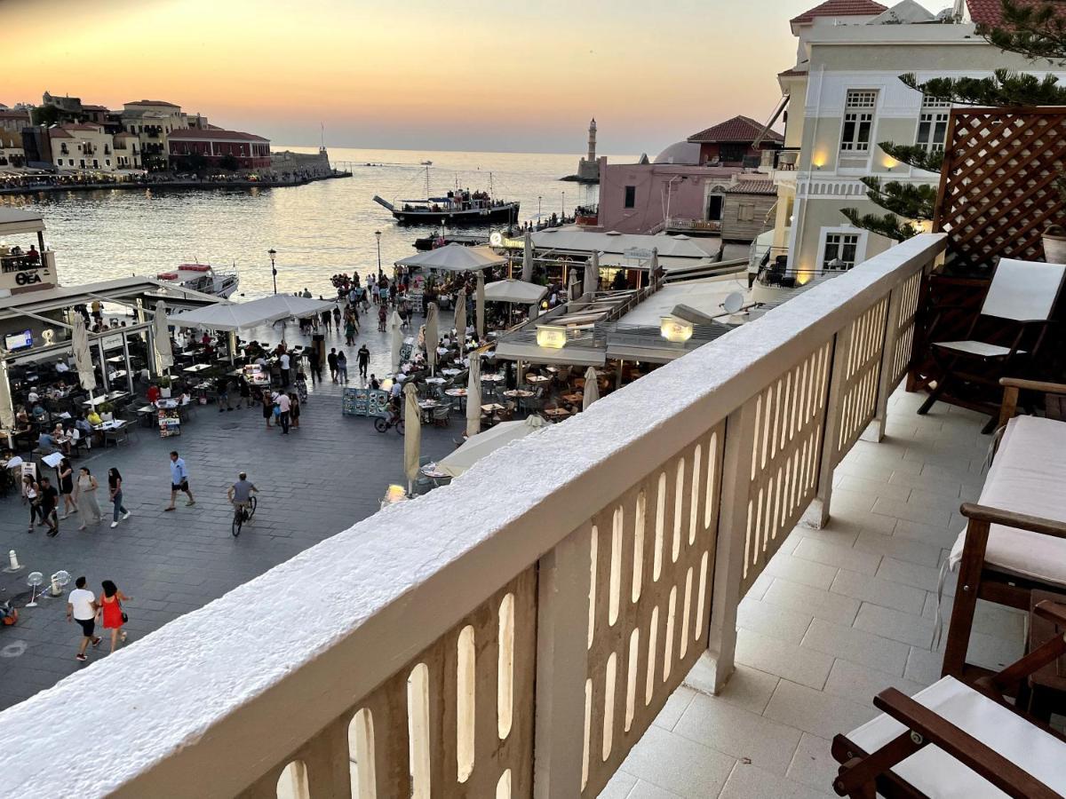 Vista Del Puerto Apartment Chania  ภายนอก รูปภาพ