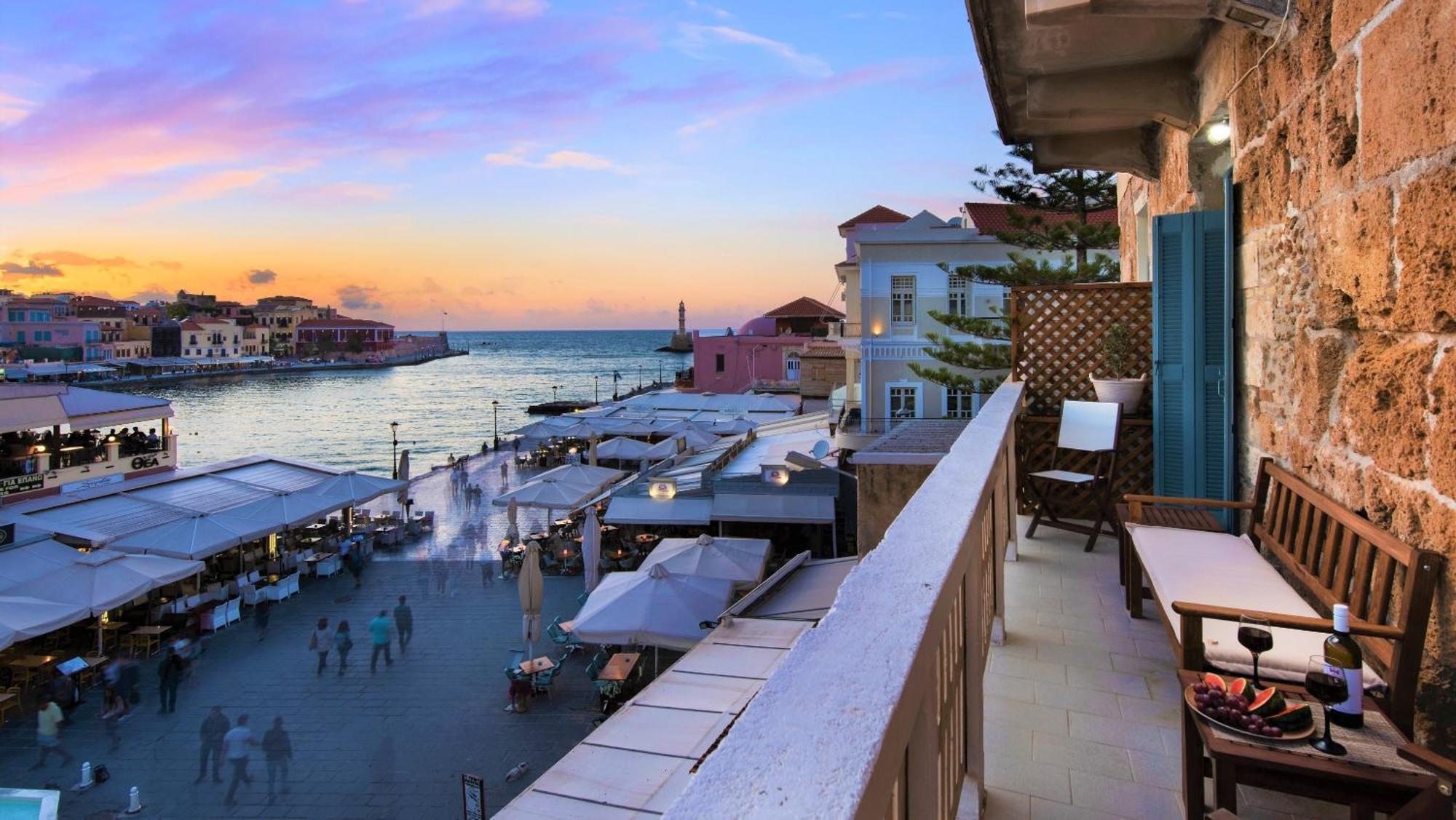 Vista Del Puerto Apartment Chania  ภายนอก รูปภาพ